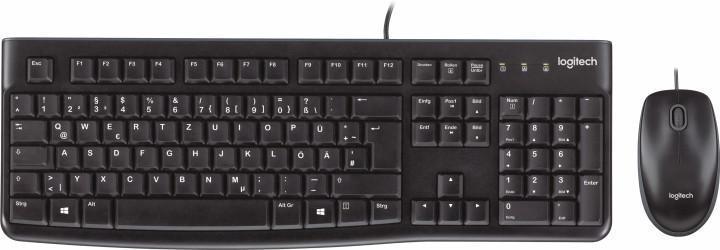 Набор LOGITECH Desktop MK120 Ru USB Black клавиатура + мышь
