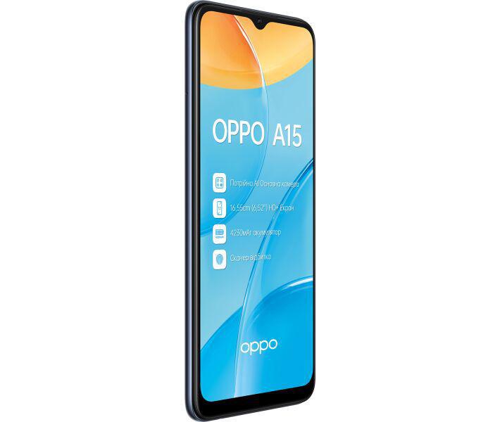 Смартфон OPPO A15s 4/64GB (dynamic black)