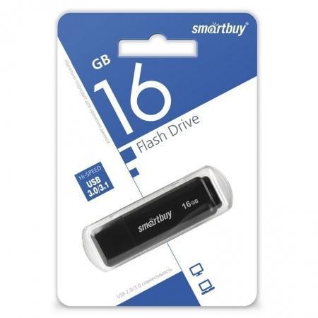 Флеш-драйв SmartBuy 16Gb LM05 чёрный (USB 3.0)