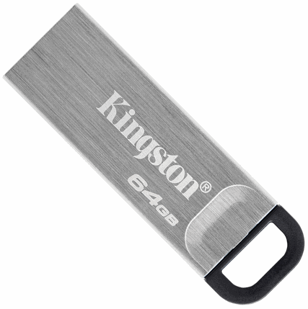 Флеш-драйв KINGSTON DT Kyson 64GB USB 3.2 Silver/Black