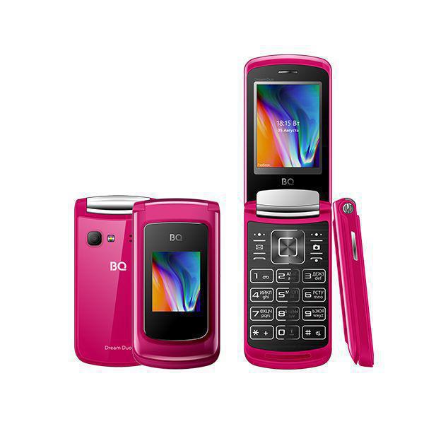 Мобильный телефон BQ BQM-2433 Dream DUO (Pink Mirror)