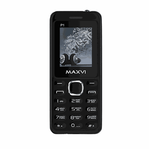 Мобильный телефон MAXVI P1 black-black