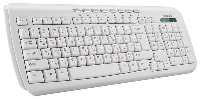 Клавиатура SVEN KB-C3050 white