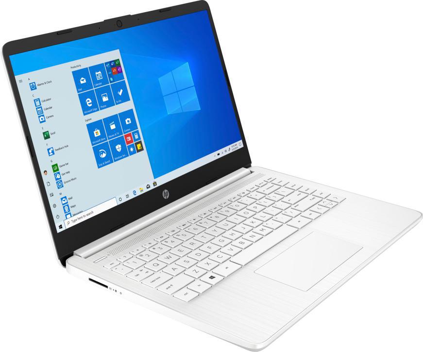 Ноутбук HP 14s-dq0046ur white (3B3L7EA)