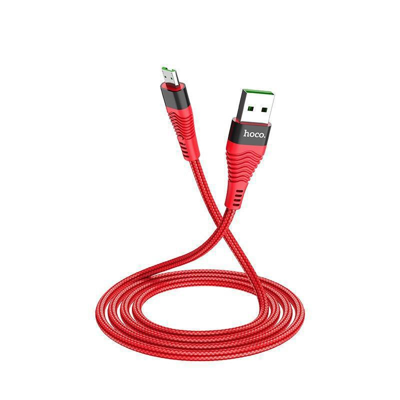 Кабель передачи данных HOCO U53 USB 4A для micro USB (Red)