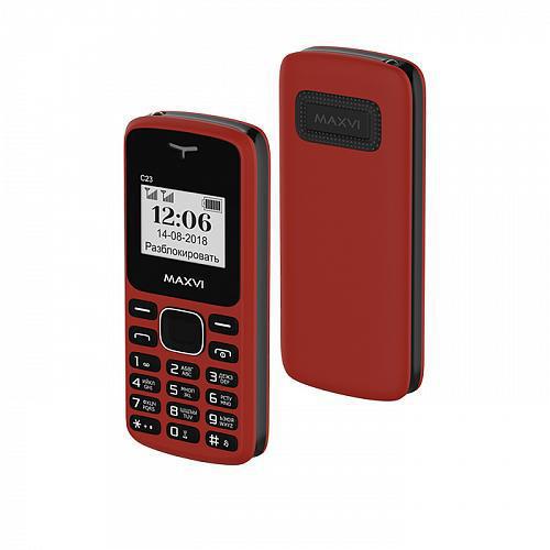 Мобильный телефон MAXVI C23 (Red-Black)