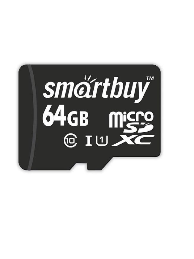 Карта памяти SmartBuy microSDXC 64 Gb UHS-I  no adapter