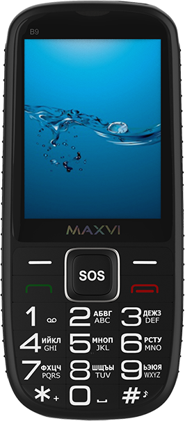 Мобильный телефон MAXVI B9 (Black)