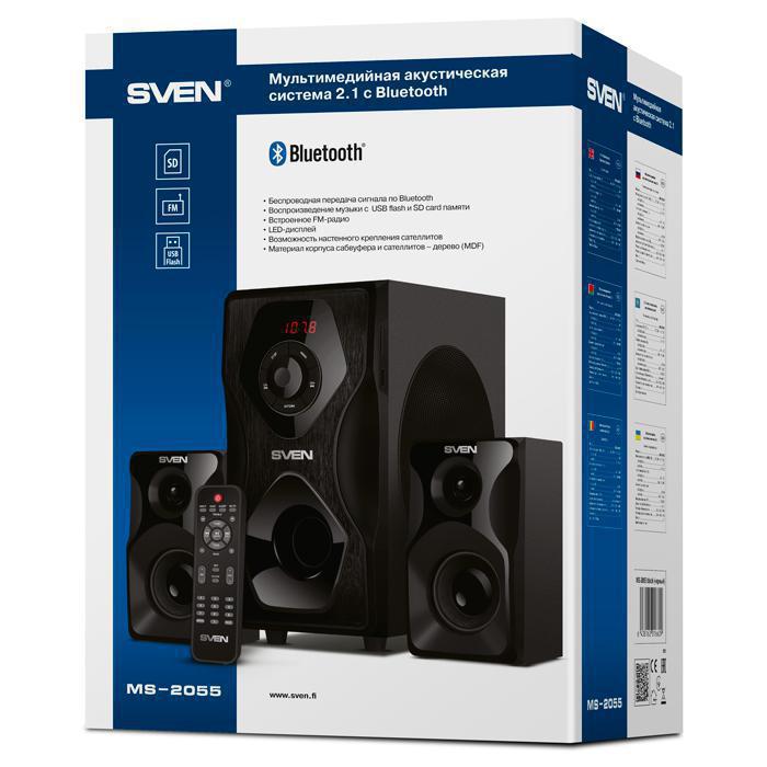 Компьютерная акустика SVEN Bluetooth 2.1 MS-2055 Black