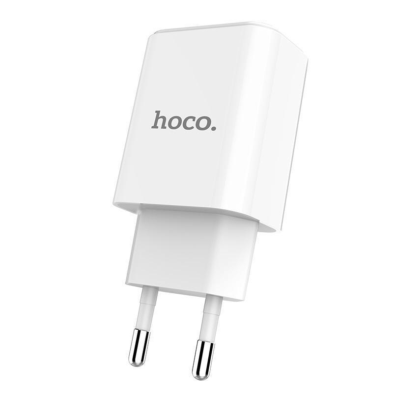 Зарядный адаптер HOCO C61A 1USB 2.1A с IC (White)