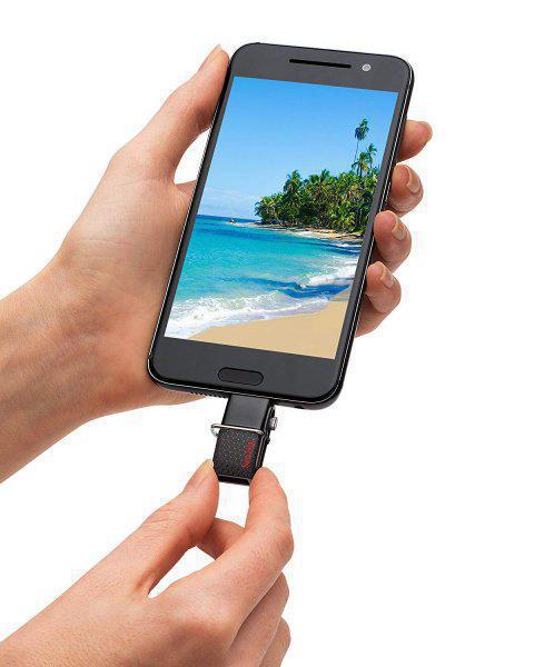 Флеш-драйв SANDISK Ultra Dual 32 Gb, OTG for Android USB 3.0 Black