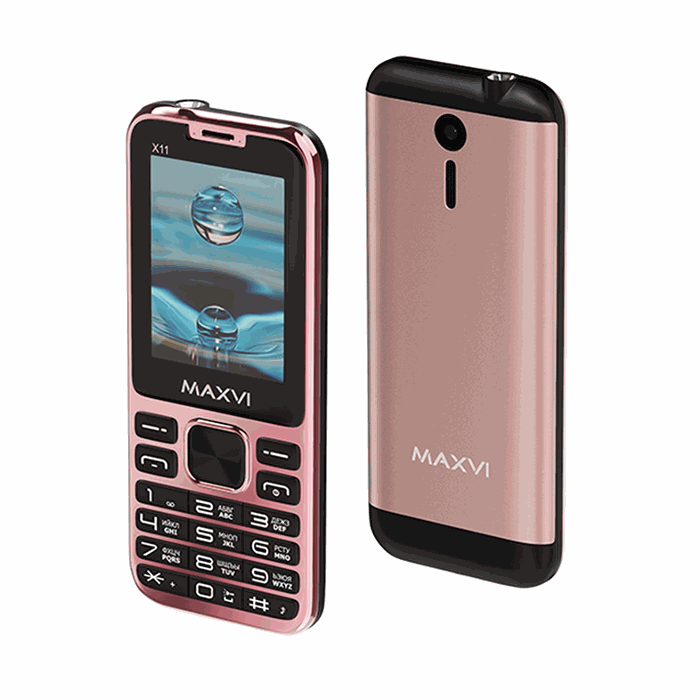Мобильный телефон MAXVI X11 (Rose Gold)