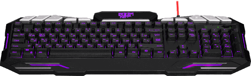 Клавиатура DEFENDER Doom Keeper GK-100DL RU,3-х цветная,19 Anti-Ghost