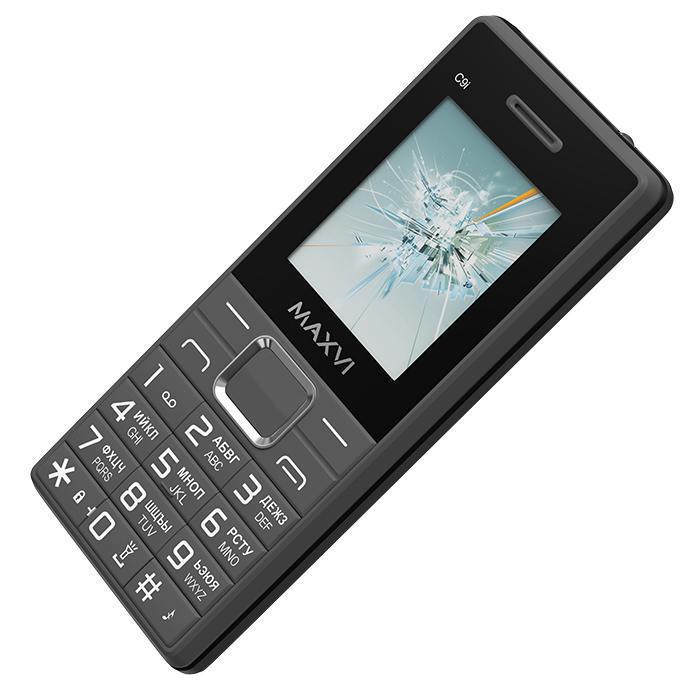 Мобильный телефон MAXVI C9i grey-black