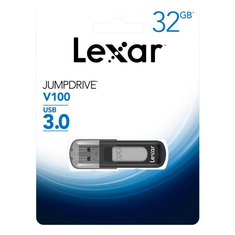 Флеш-драйв LEXAR JumpDrive V100 32GB USB 3.0 (LX1LJDV10032GABGY)