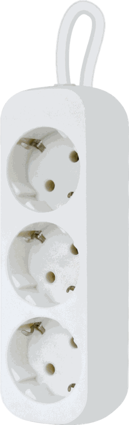 Удлинитель DEFENDER (99221)E318 1.8 m 3 роз white