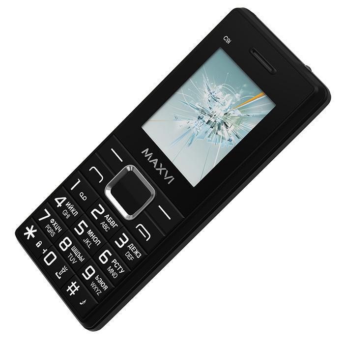 Мобильный телефон MAXVI C9i black-black