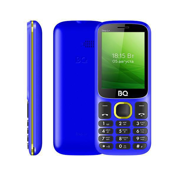 Мобильный телефон BQ BQM-2440 Step L+ Blue+Yellow