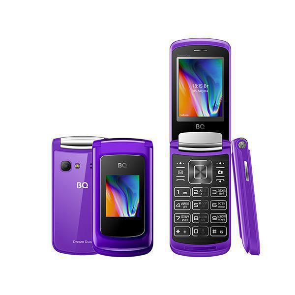 Мобильный телефон BQ BQM-2433 Dream DUO (Purple Mirror)