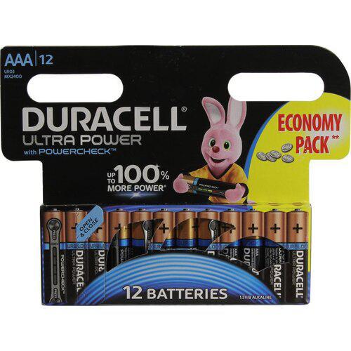 Батарейка DURACELL Ultra Power AAA/LR03/MX2400 1x12 шт