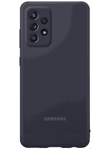 Чехол SAMSUNG Galaxy A52/A525 Silicone Cover Black