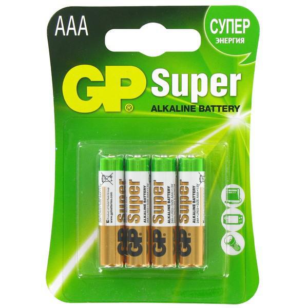 Батарейка GP Super Alkaline 24AАА 2CR4 (3+1)