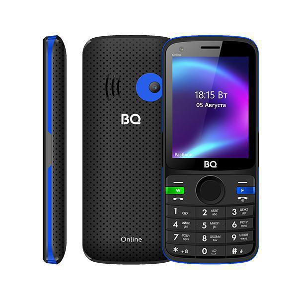 Мобильный телефон BQ BQM-2800G Online (Black+Blue)