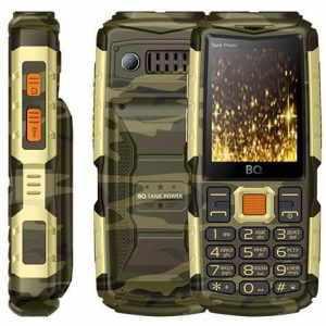 Мобильный телефон BQ BQM-2430 Tank Power (Camouflage+Gold)