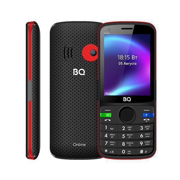 Мобильный телефон BQ BQM-2800G Online (Black+Red)
