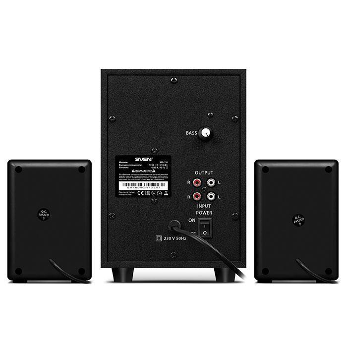 Компьютерная акустика SVEN 2.1 MS-110 Black