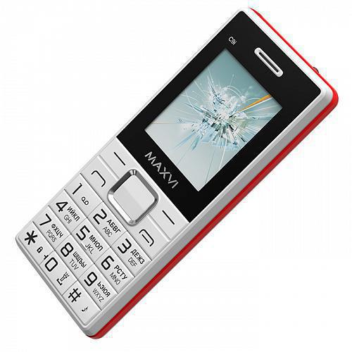 Мобильный телефон MAXVI C9i White-Red