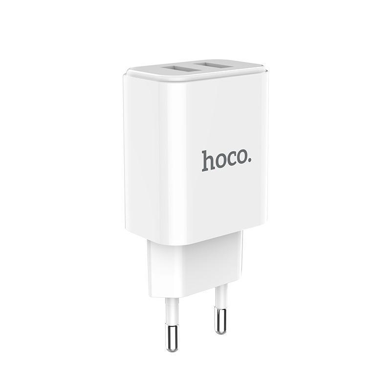 Зарядное устройство HOCO C62A 2USB 2.1A (White)