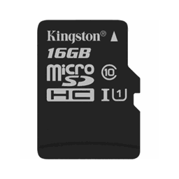Карта памяти KINGSTON MicroSDHC 16GB Canvas Plus A1 Class10 UHS-I