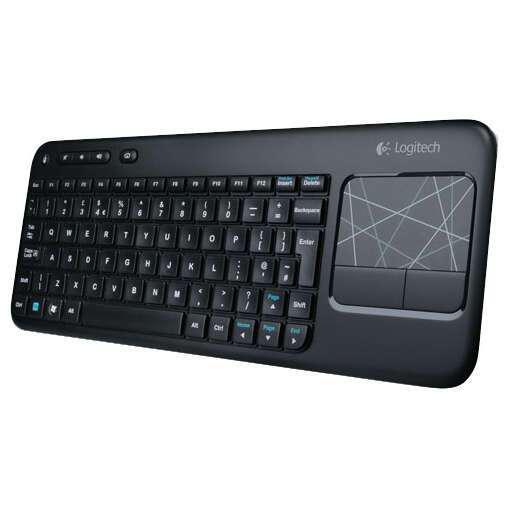 Клавиатура LOGITECH Wireless Touch Keyboard K400 Black