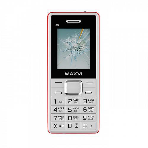 Мобильный телефон MAXVI C9i White-Red