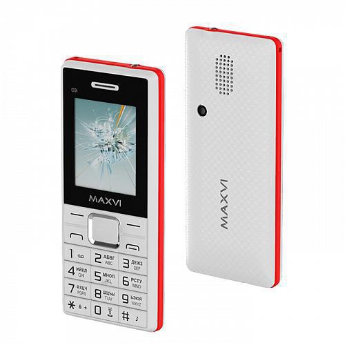 Мобильный телефон MAXVI C9i White-Red