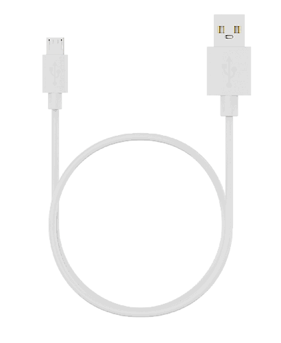 Кабель передачи данных MAXVI MC-01 USB-micro USB white