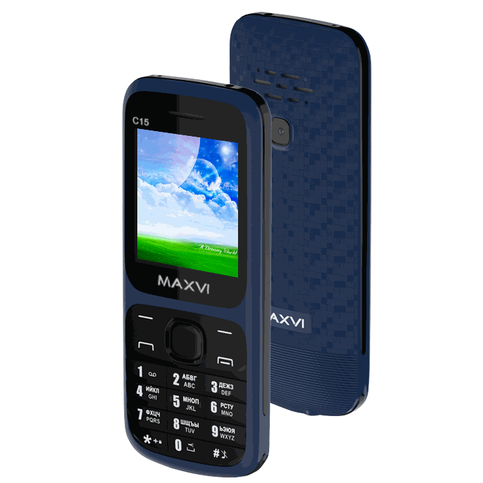 Мобильный телефон MAXVI C15 (marengo-black)