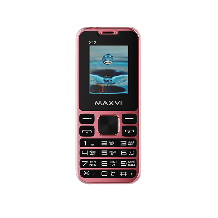 Мобильный телефон MAXVI X12 (Rose Gold)
