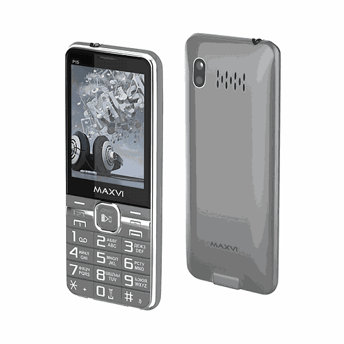 Мобильный телефон MAXVI P15 (grey)