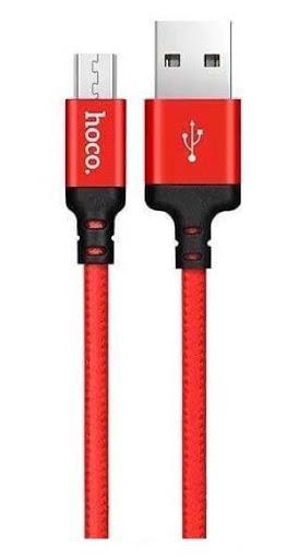 Кабель HOCO X14 micro USB Series Red/Black