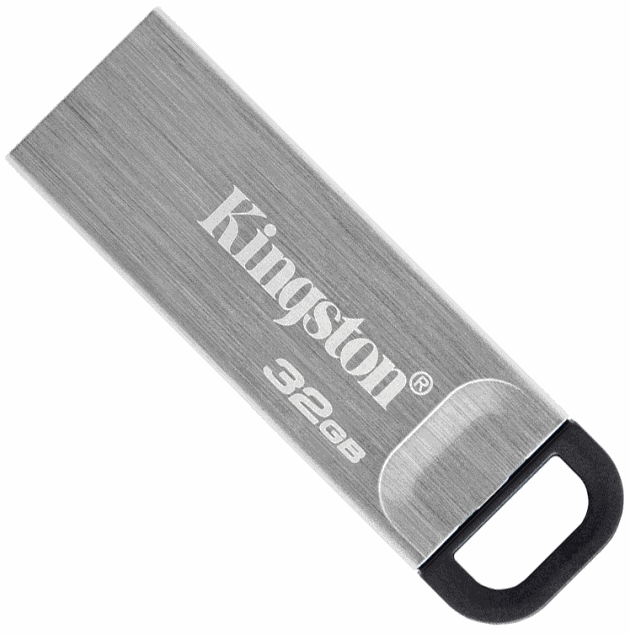 Флеш-драйв KINGSTON DT Kyson 32GB USB 3.2 Silver/Black