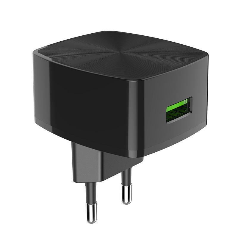 Зарядное устройство HOCO C70A 1USB 3A QC3.0+micro (Black)