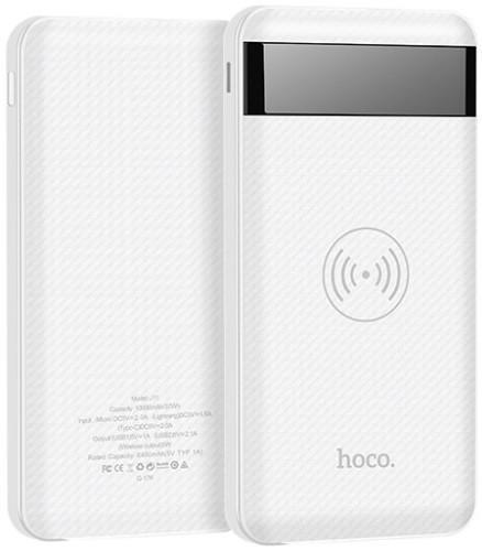 Внешний аккумулятор  HOCO Astute J11 10000mAh Li-pol White