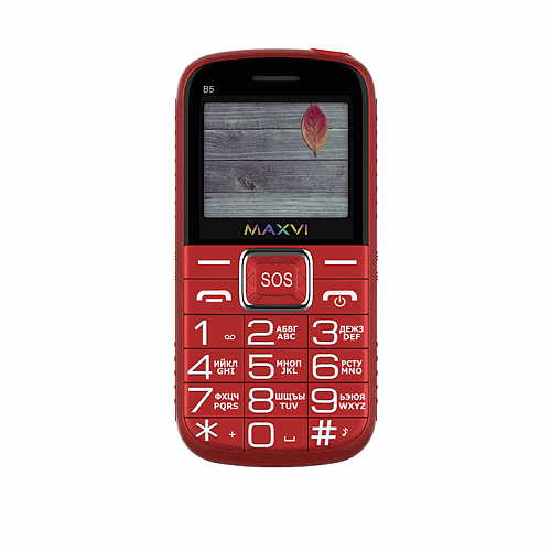 Мобильный телефон MAXVI B5 (red)