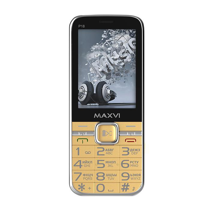 Мобильный телефон MAXVI P18 Gold