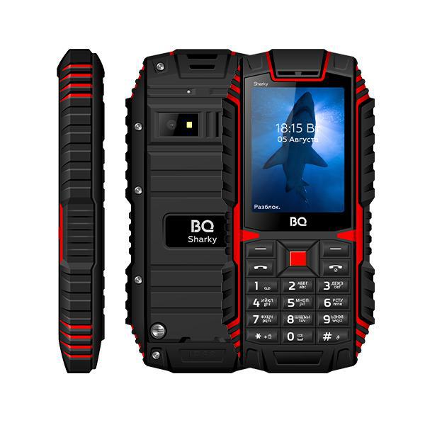 Мобильный телефон BQ BQM-2447 Sharky Черный-Красный