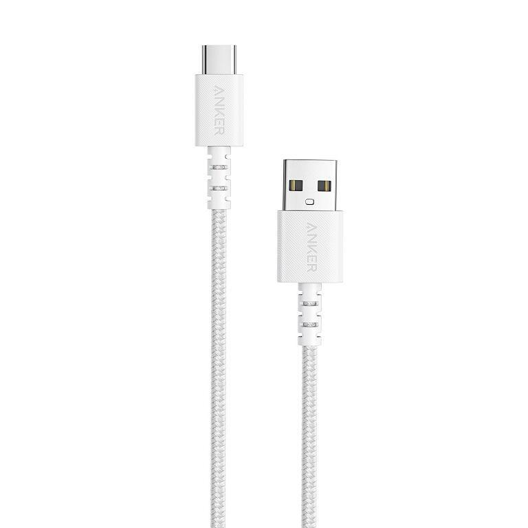 Кабель ANKER Powerline Select+ USB-C to USB-A 2.0 - 0.9м (White)