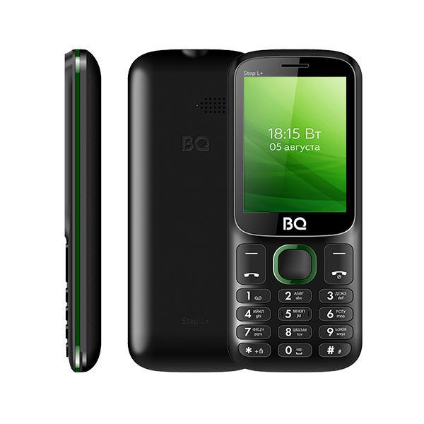 Мобильный телефон BQ BQM-2440 Step L+ Black+Green