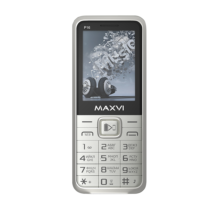Мобильный телефон MAXVI P16 silver